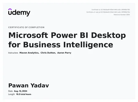 Microsoft Power BI Desktop for Business Intelligence