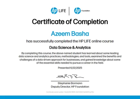 Data Science & Analytics
