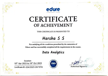 Diploma in Data Analytics