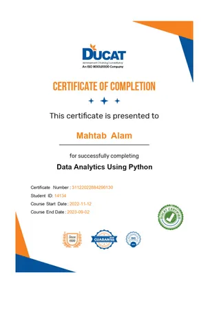 Data Analytics Using Python