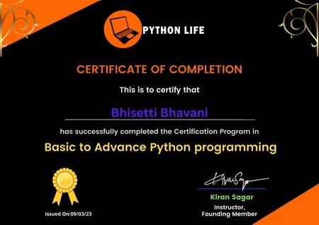 Basic to Advance Python Programming