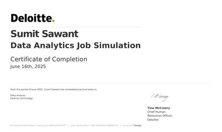 Deloitte Australia - Data Analytics Job Simulation