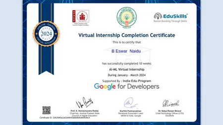 Portfolio - B ESWAR NAIDU | Codebasics
