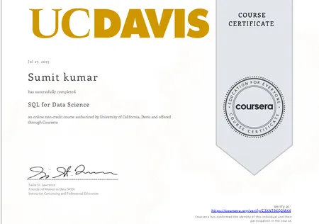 SQL for Data Science