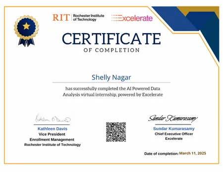 AI Powered Data Analysis Virtual Internship