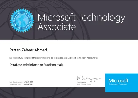 Database Administration Fundamentals