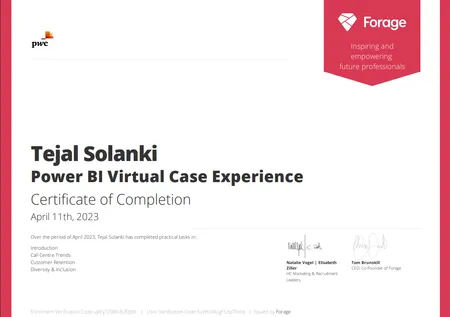 Power BI Virtual Case Experience