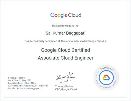 Portfolio - SAI KUMAR DAGGUPATI | Codebasics