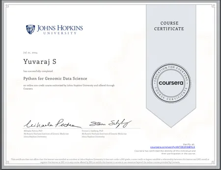 Python for. Genomic Data Science