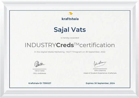 Digital Media Marketing MLP 7 Batch,Kraftshala
