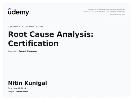 Root Causes Analysis