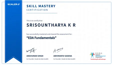 EDA Fundamentals