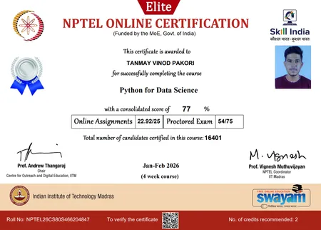 Python for Data Science-NPTEL