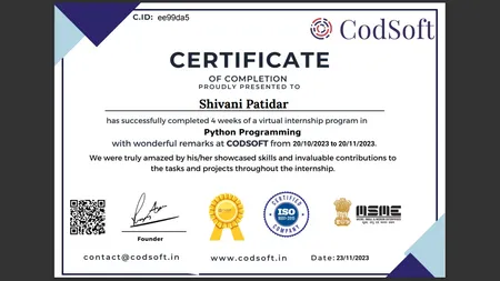 Python - CodeSoft