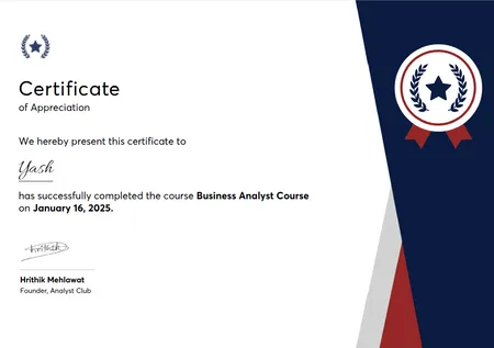 Business Analyst Course