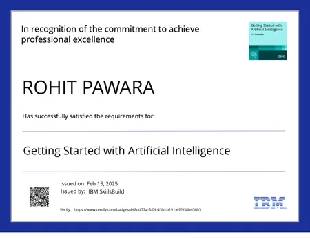 Getting Started with Artificial Intelligence