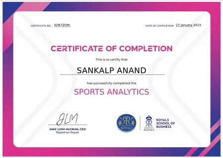 Sports Analytics