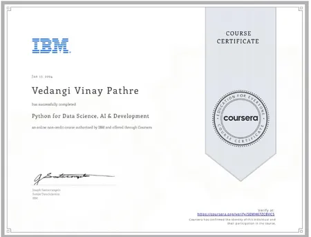 Python for Data Science, AI & Development