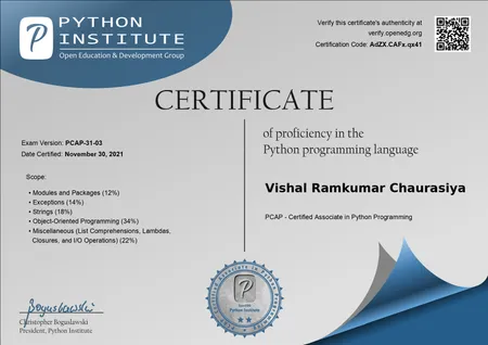 [PCAP-31-03] PCAP – Certified Associate in Python Programming