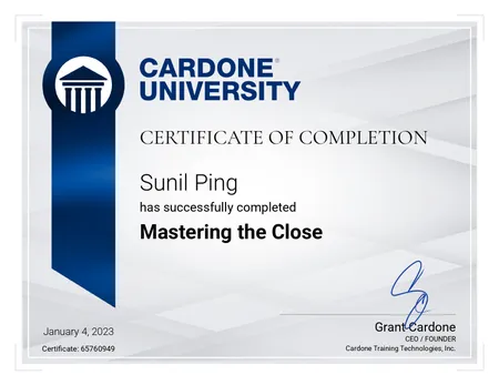 Mastering the Close