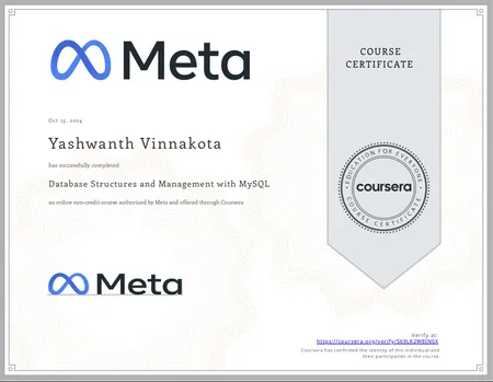 Database Structures and Management with MySQL
