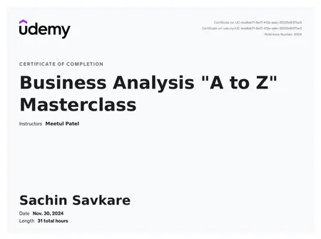 Business Analysis 