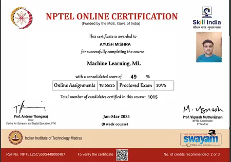 NPTEL Machine Learning