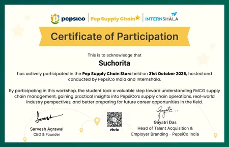 Pep Supply Chain Star by PepsiCo India