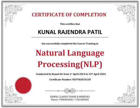 Natural Language  Processing(NLP)
