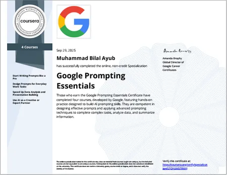 Google Prompting Essentials