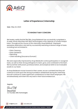 AtliQ Technologies - LOR
