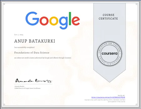 Foundation of Data Science