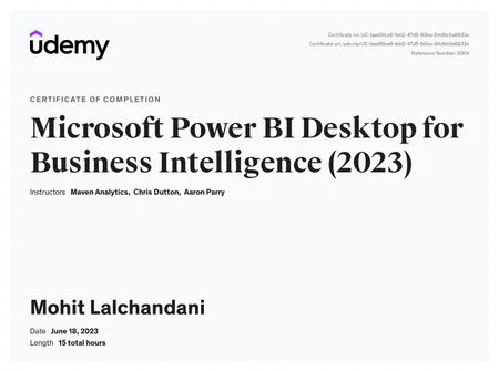 Microsoft Power BI Desktop for Business Intelligence