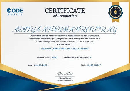Microsoft Fabric Mini: For Data Analysts