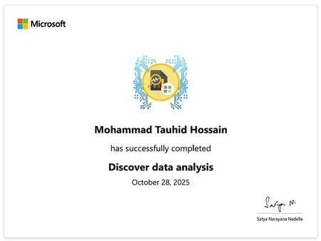 Discover Data Analysis