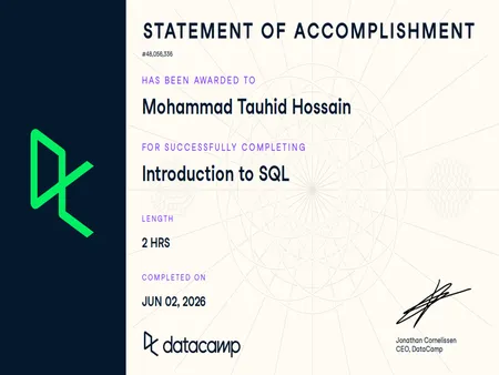 Introduction to SQL