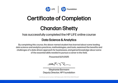Data Science & Analytics