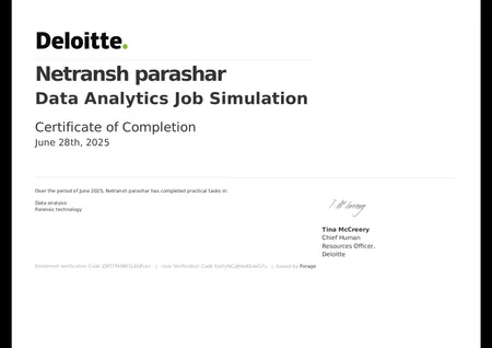 Data Analytics Job Simulation - Forage