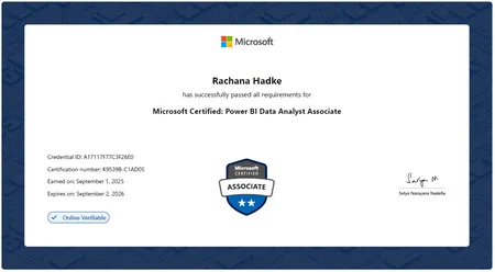 Microsoft Certified: Power BI Data Analyst Associate (PL-300)