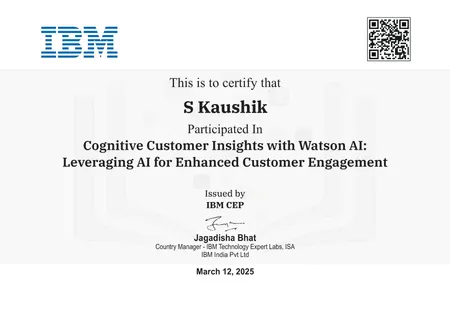 Cognitive Customer Insights with Watson AI