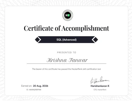 SQL (Advanced)