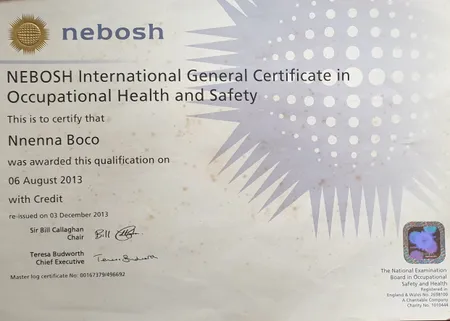 NEBOSH International General Certificate in Occupational Health and Safety