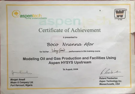 Modeling Oil and Gas Production and Facilities Using Aspen HYSYS Upstream
