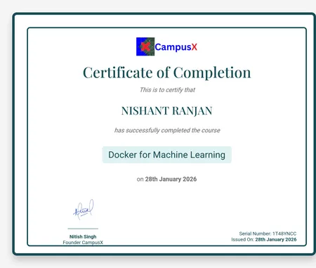 Docker for Machine Learning