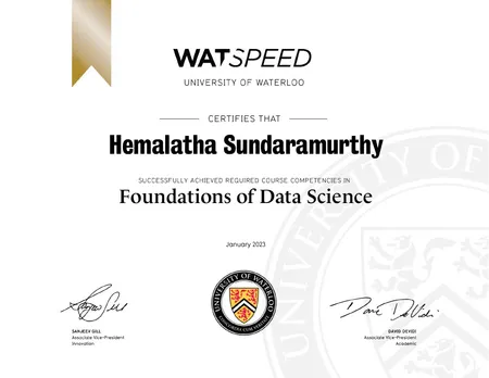 Foundations of Data Science