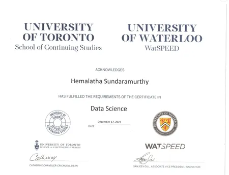Data Science Certification