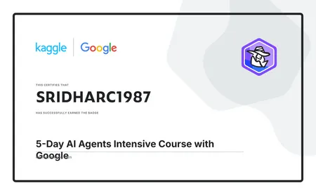 5-Day AI Agents Intensive Course with Google
