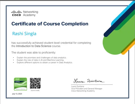 Introduction to data science