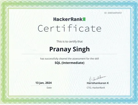 SQL (Intermediate)