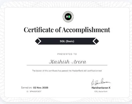SQL(Basic) HackerRank